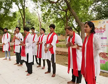 नुक्कड़ नाटक,अहिंसा पार्क जयपुर हाउस